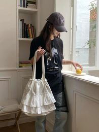Shoulder Bags Niche Designer Luxury Retro Pleated Bag Korean Student Exquisite Versatile Tote High-end Casual Simple
