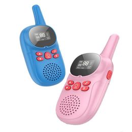 Outdoor Talkies 3KM Funny Toy Charging Two Way Wireless ABS Interactive DJ300 Call Walkie USB Radio Kids Children Gifts Srbpk