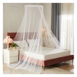 Mosquito Mesh Net Large Dome Hanging Bed Tent Fly Insect Repellent Protection Home for Canopy Drop 240508