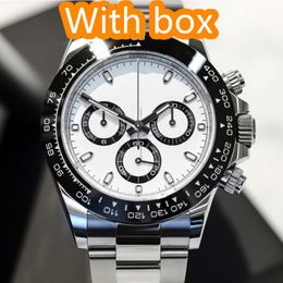 2023mens watches Japan VK Chronograph movement watch full stainless steel Sapphire glass 5ATM waterproof super luminous 41mm montre de 3421