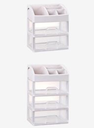 Storage Boxes Bins 2021 Makeup Organiser Drawers Plastic Cosmetic Box Jewellery Container Make Up Case Brush Holder Organizers7061915