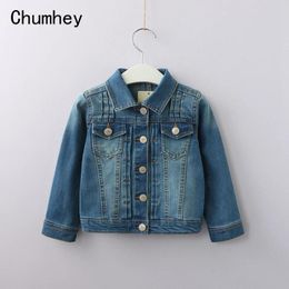 Jackets Chumhey 3-7T Kids Jeans Coats Spring Autumn Baby Boys Girls Denim Outerwear Children's Clothing Toddler Clothes