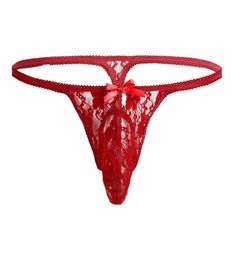 Tanga Hombre Low Waist Lace Sexy Gay Underwear Men Sissy Jock Strap Male Gay Lingerie Underpant Sexy Thong Gstring String Homme7620709