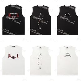 New Designer Mens Tank Tops Luxury Paris Letter Tees Summer Breathable Sleeveless Vest Tops