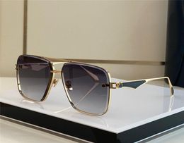 New fashion design sunglasses HALY II square cut lens K gold frame generous and versatile style outdoor uv400 protection glasses3335054