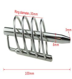 Stainless Steel Urethral Catheter Stretching Hollow Dilator Penis Plug Devices Fetish Toys Adult Sex Product Toy8964073