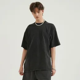 Men's T Shirts XXL XXXL 4XL Vintage Washed Oversized Loose T-shirt For Men Women Harajuku Short Sleeve Tee Y2k Hip Hop Streetwear Tops