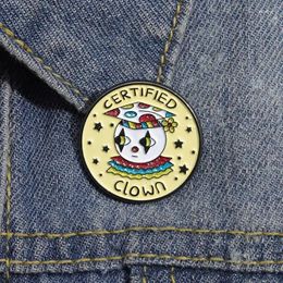 Brooches Enamel Pins Cartoon Cute Colourful Clown Shaped Metal Badge Personalised Graduation Alloy Brooch Accessories Badges For Clothes