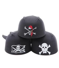 Fancy Dress Skull Pirate Captain Hat Head Scarf Cap Party Headwrap Bandana Halloween Costume Cosplay Cap8353080