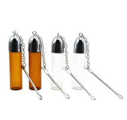 36cm 57cm 72cm Hight Jars plastic glass Bottle Snuff Dispenser Bullet Rocket Snorter sniff Stash with scrapper pill case contai9553420