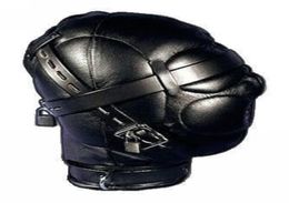 Heavy Duty PU Leather Padded Lockable Hood Mask Halloween 11 H R5018505032