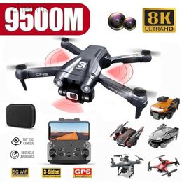 Drones Z908 MAX/V88/P18/KY102/P11S/G6 Drone Brushless Motor 8K GPS Dual HD Aerial Photography FPV Obstacle Avoidance Four Helicopters 9500M d240509