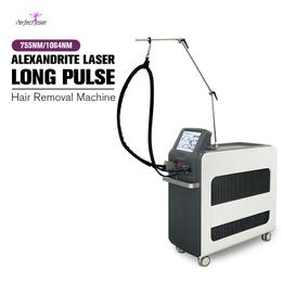 Perfectlaser Alexandrite Long Pulse Laser Hair Removal Machine Nd Yag Laser Epilation Fast Cooling Skin Rejuvenation Equipment Beauty Salon Use