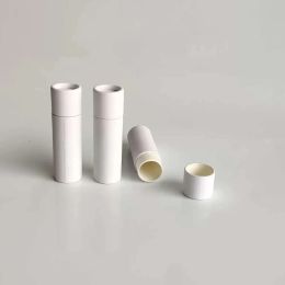 wholesale 1 Oz Paperboard Lip Balm Tubes Box Cardboard Krafts Paper Lipstick Tube Empty Lip Gloss Container ZZ