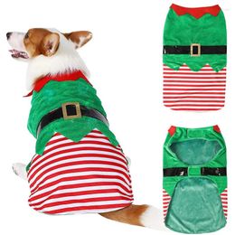 Dog Apparel Green Sprite Christmas Costume Clothes Pet Dogs Winter Hooded Coat Jackets Puppy Cat Clothing Chihuahua Yorkie Outfit