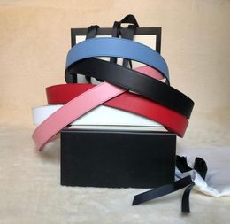 Newest quality macaroon Colours 30 cm widths genuine leather women belt with box women waistband women goldsilverpearl buck7660708