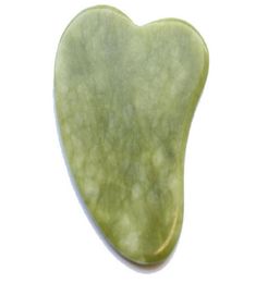 Gua Sha Facial Tool Natural Jade Stone Guasha Board for SPA Acupuncture Therapy Trigger Point Treatment Scraping Massage Tool Gre6464539
