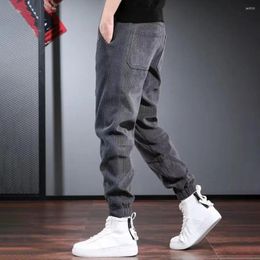 Men's Pants Men Panelling Comfortable Cargo With Elastic Waist Ankle Bands Soft Breathable Harem Trousers For Casual Wear