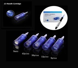 1 3 5 7 9 12 36 42 pins Nano Needle Cartridge For Derma Pen A1 Microneedling Electric Derma Pen Needles Tips9999029