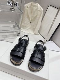 Designer shoes Paris Brand Beige Black Ballet Flats sandal Women Quilted Genuine Leather Slip on 0504