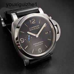 Top Wrist Watch Panerai LUMINOR Series Swiss Men's Watch Automatic Mechanical Luxury Watch Sports Tough Watch Large Diameter PAM01312 44mm Diameter