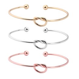 girl Bracelet Simple Twist Cuff Open Bangles 3 colors Bridesmaid Adjustable Bangle For Women Party Wedding DIY Jewelry Christmas gift 304C