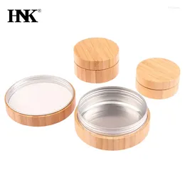 Storage Bottles 30g 50g 100g Bamboo Bottle Cream Mask Jar Make-Up Skin Care Container Empty Cosmetic Packaging