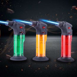 Wholesale Refillable Butane Torch Lighter Adjustable Jet Flame Mini Plastic Cigar Lighter For Shop