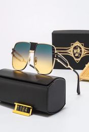 Fashion Rectangle Sunglasses Women Men Brand Design DI CandyColors Oversized Flat Top Sun Glassses Double Bridge Eyewear1569658