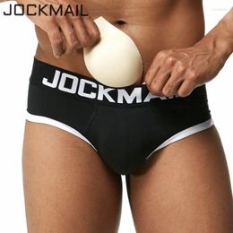 Underpants Bulge Enhancing Mens Underwear Briefs Push Up Penis Pouch Men With Sponge Pad Cup Breathable Cotton Cueca Gay Panties