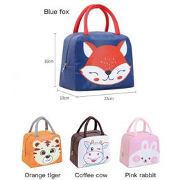 Lunch Boxes Bags Creative Portable Insulated Thermal Lunch Box Picnic Supplies Bags Cartoon Lunch Bag Box Lunch Bags for Women Girl Kids Children