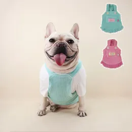 Dog Apparel Pet Clothes For Small Dogs Yorkies Chihuahua Dress Jumpsuit Coat Autumn Puppy Clothing Pug Costume Suspender Skirt