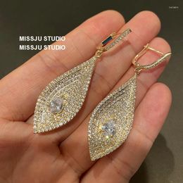 Dangle Earrings Drop For Women Solid 925 Needles Gorgeous Ornaments Leaf Anniversary Fine Jewellery Accessories