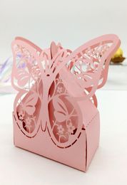 Wedding party favors gift boxes wedding favor boxes party favor candy boxes wedding favors butterfly laser hollow box6868669