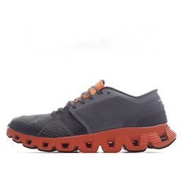 Fashion Designer Carbon black orange splice casual Tennis shoes for men and women ventilate Cloud Shoes Running shoes Slow shock Outdoor Sneakers dd0424A 36-46 4