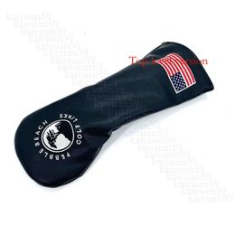 Golf Small Tree Pattern Head Cover Driver Covers Fairway Wood Hybrid Putter Cover Pu Leather 553