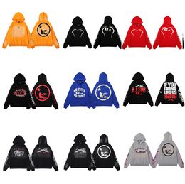 Erkek Tasarımcı Kadın Hoodies Trailsuit Suit Kazak Hoodie Cool Street Giyim Sweetshirts Pantolon Uzun Kollu Gri Grafik Bir Set Crewneck Hoody