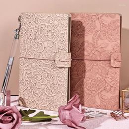 Leather Lace Planner Notebooks Kawaii Diary Notepads To Do List Portable Agenda Schedules Organizers For Office School