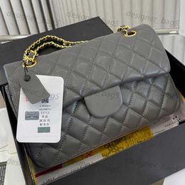 10A Mirror quality Classic Caviar Flap Bag Designer Women Cross Body Bags Luxuries Designers Shoulder Handbag 25.5CM With Box