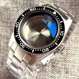 Other Watches New 62MAS Fit NH35A PT5000 Diving Automatic Case 300M Waterproof AR Sapphire Glass 120 Click Rotating Bezel Steel Strap T240508