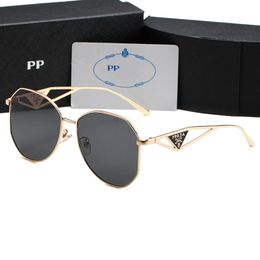 57PAPDA new avant-garde women's Polarised sunglasses UV protection fashion big face slimming sunglasses senior sense 240d