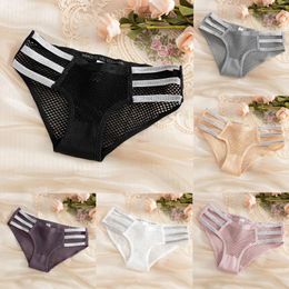Women's Panties Sexy Seamless Contrasting Colour Elasticity Skin Comfortable Cotton Soft Intimates Lingerie