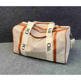 Designer High Quality Canvas Handbag Casual Duffle Heavy Linen Large Capacity Travel Bags Outdoor Soft Lage Bag stylisheendibags