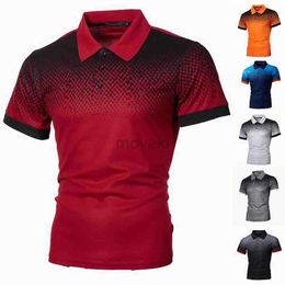 Men's Dress Shirts Summer Mens T-shirts Business Short Sleeve Polo Shirt Casual Men Work Shirts Breathable Pullover Top Tees Clothes d240427