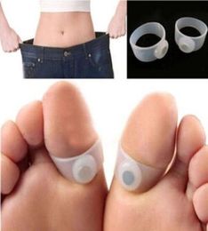 Magnet Lose Weight New Technology Healthy Slim Loss Toe Ring Sticker Silicon Foot Massage Feet 1 pair2pcs4336340