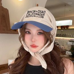 Ball Caps Spring Summer Quick-Drying Headscarf Duckbill Hat Outdoor Camping Baseball Hip-Hop For Women Sun Protection Cap