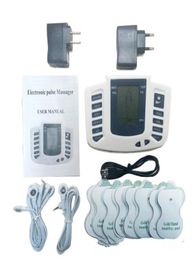 Electrical Stimulator Full Body Relax Muscle Therapy Massager Massage Pulse tens Acupuncture Health Care Machine 16 Pads7885941
