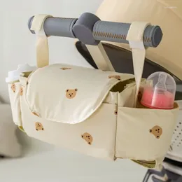 Stroller Parts Baby Bag Pram Organizer Cartoon Bottle Holder Accessories Hanging Caddy Cart Storage Mommy Cup