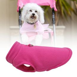 Dog Apparel Polar-Fleece Pets Clothes With Buckle Breathable Pet Warming Overalls For Puppy Kittens