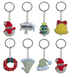 Key Rings Christmas Fluorescence Keychain Pendants Accessories For Kids Birthday Party Favours Gift Chain Kid Boy Girl Keyring Suitable Otrg8